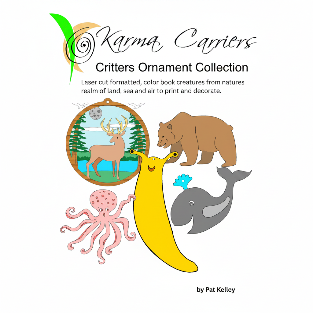 Critters Colorbook Ornaments