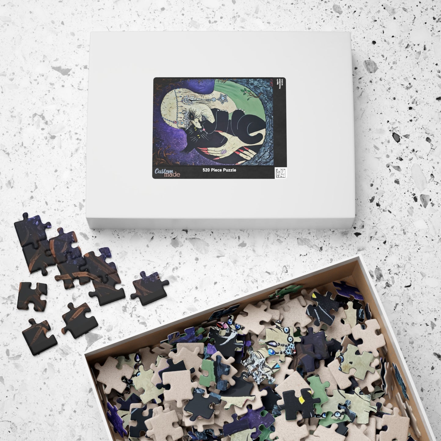 Trickster and Sorceress Share a Tender Moment  Jigsaw Puzzle