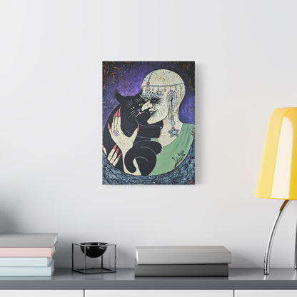 Trickster and Sorceress Share a Tender Moment Matte Canvas, Stretched, 1.25"
