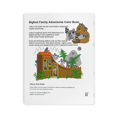 Bigfoot Color Book Family Adventures in the Pacific Northwest