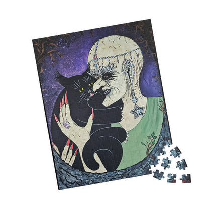 Trickster and Sorceress Share a Tender Moment  Jigsaw Puzzle