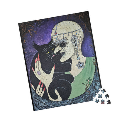 Trickster and Sorceress Share a Tender Moment  Jigsaw Puzzle