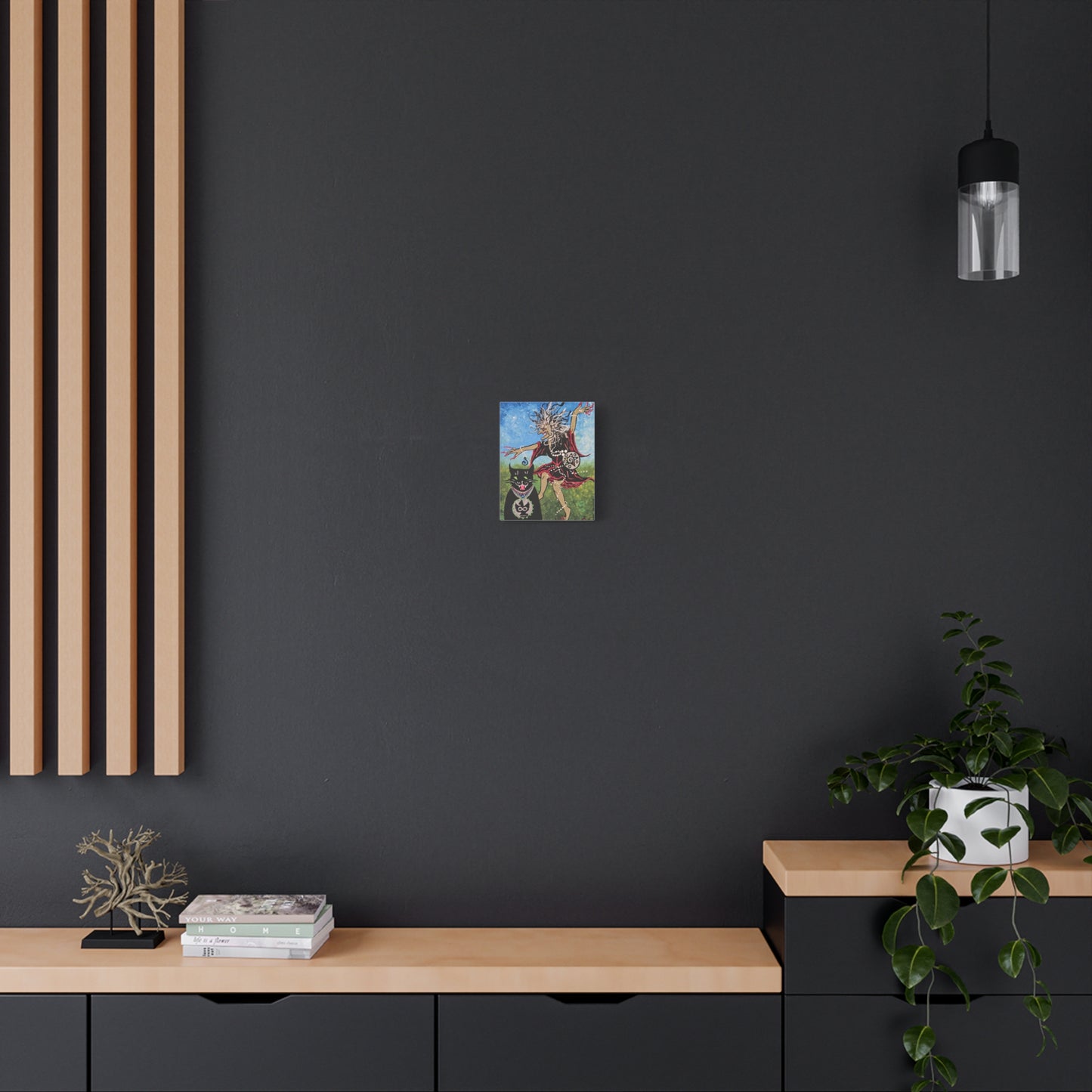 Beauty and the Beast takes a Midnight Ride Matte Canvas
