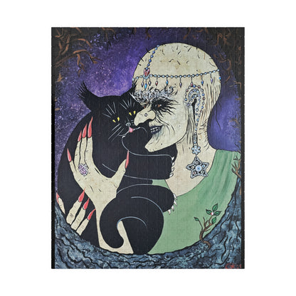 Trickster and Sorceress Share a Tender Moment  Jigsaw Puzzle
