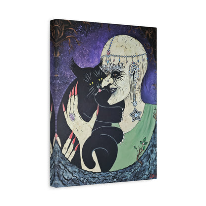 Trickster and Sorceress Share a Tender Moment Matte Canvas, Stretched, 1.25"