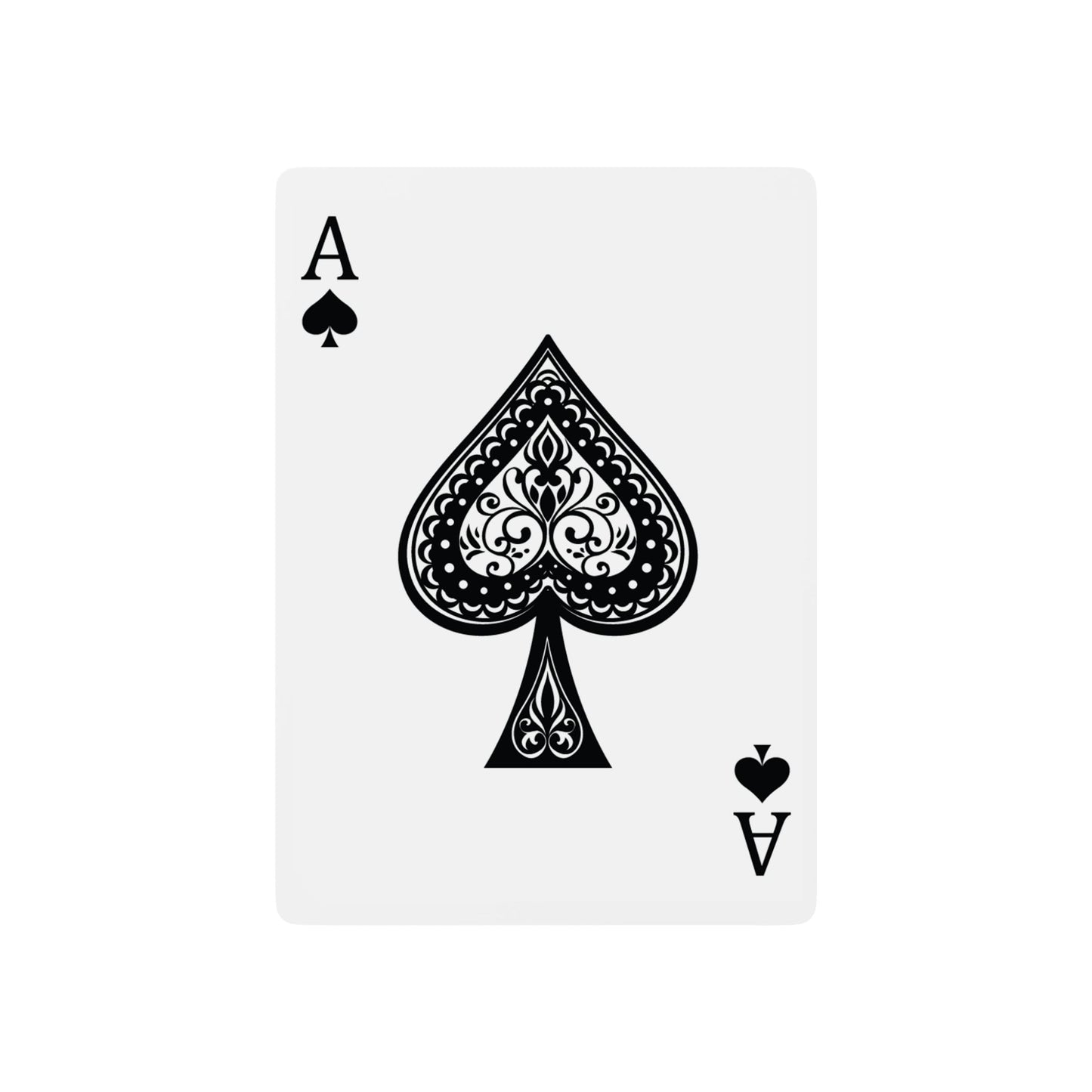 Colorful Psychedelic Poker Playing Cards — Rainbow Heart & Star Back Design