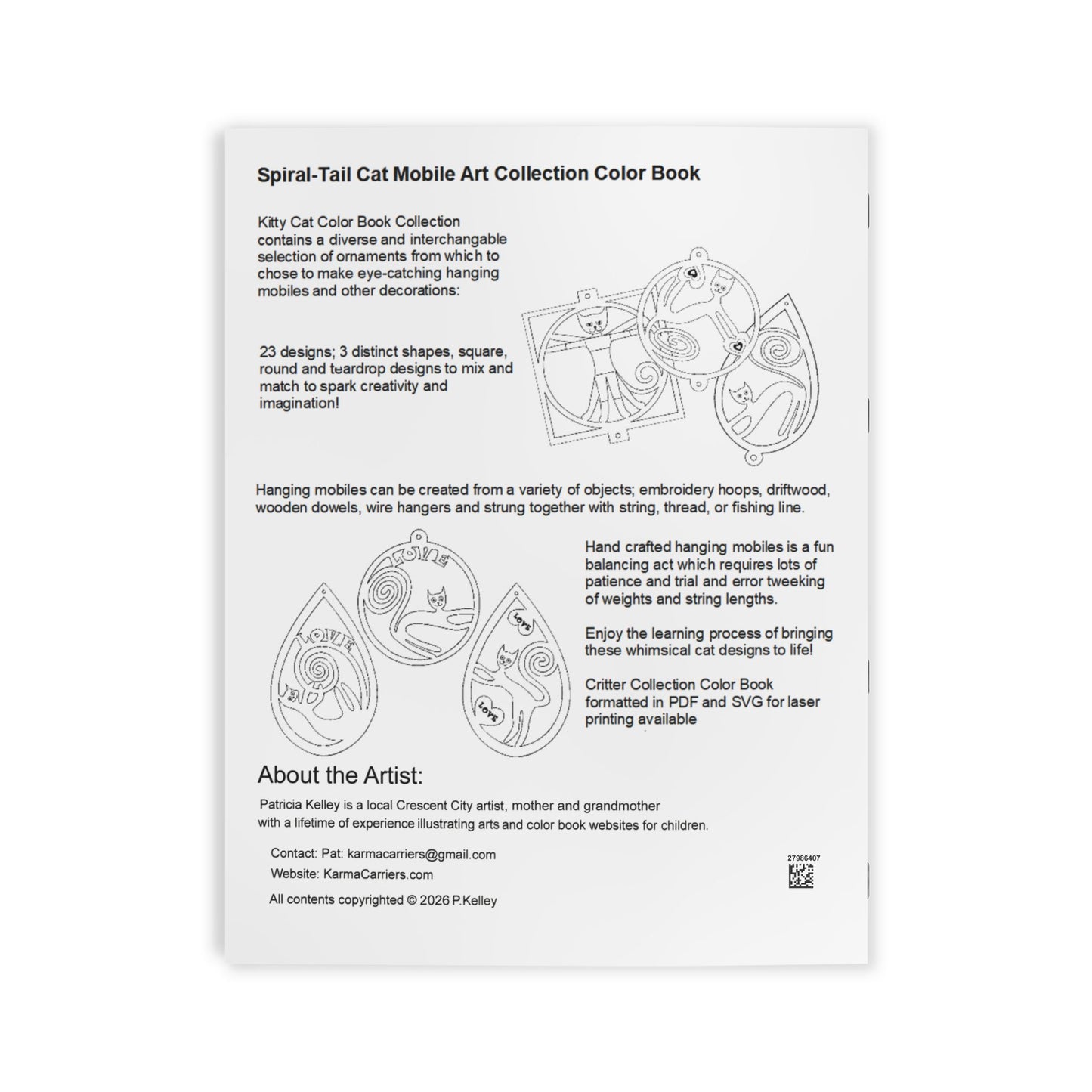 Coloring Book, "Karma Carriers: Travel Games for Kids" Puzzle & Activity Coloring Book