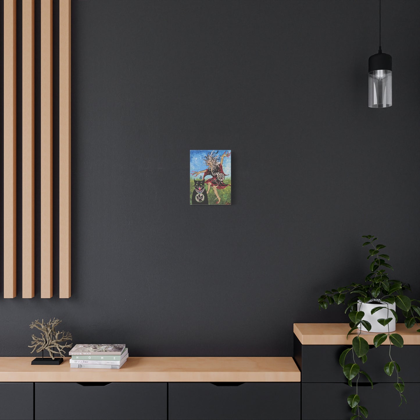 Beauty and the Beast takes a Midnight Ride Matte Canvas