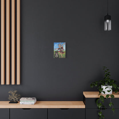 Beauty and the Beast takes a Midnight Ride Matte Canvas