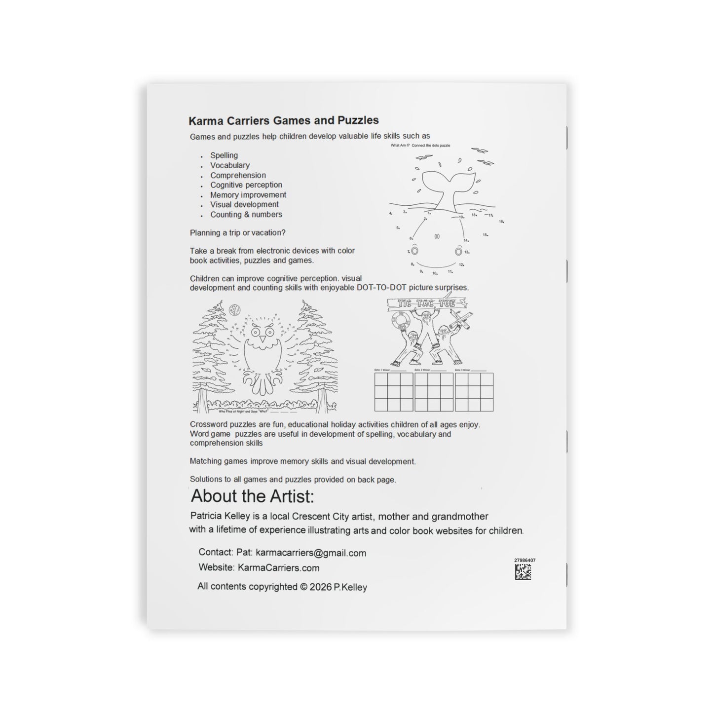 Travel Games for Kids Puzzle & Activity Coloring Book