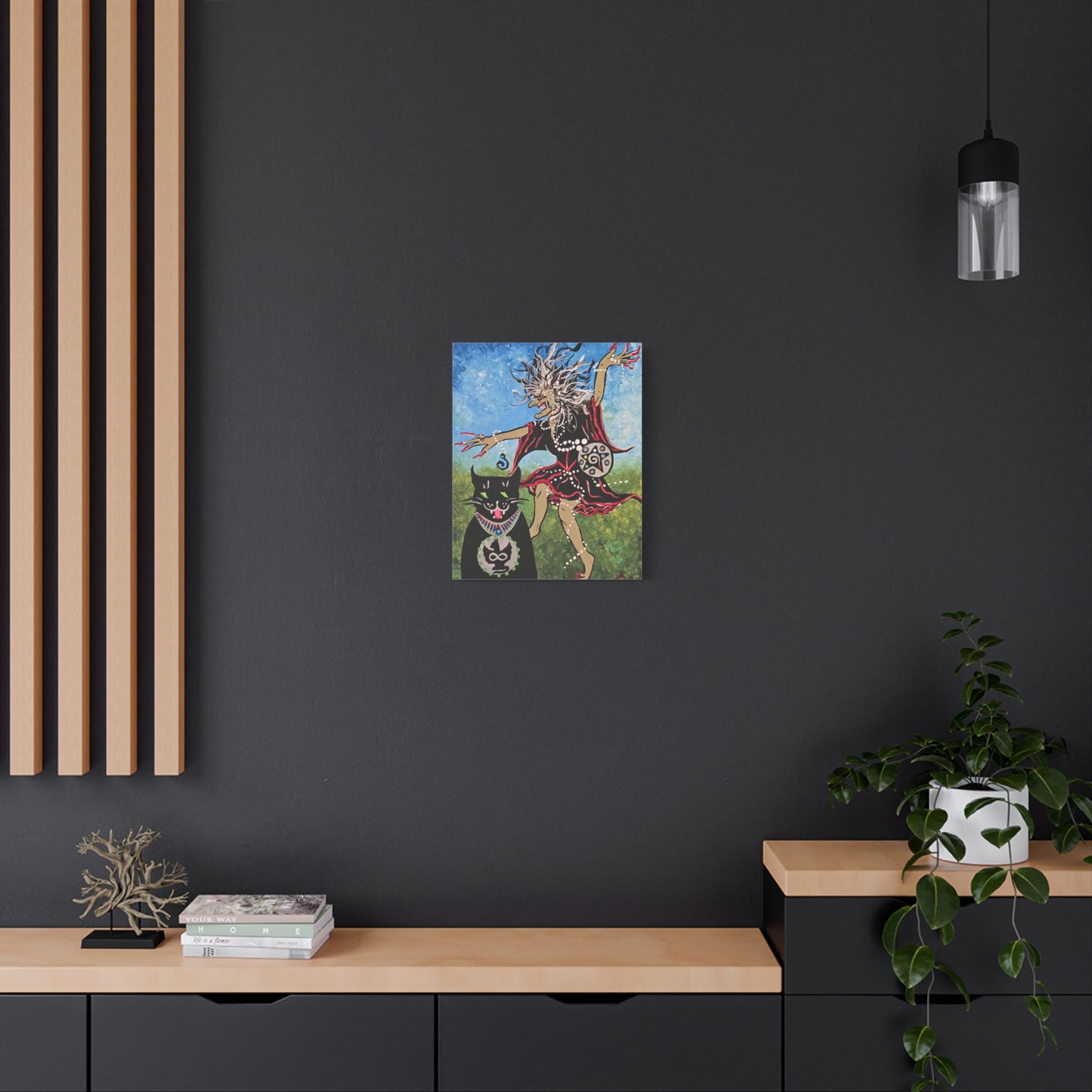 Beauty and the Beast takes a Midnight Ride Matte Canvas
