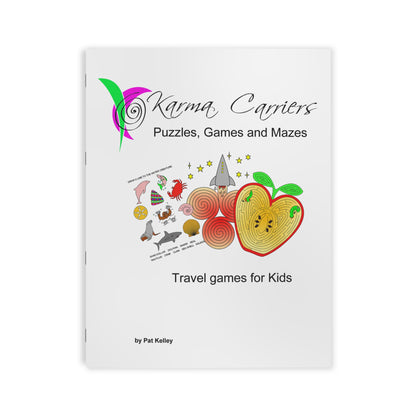 Travel Games for Kids Puzzle & Activity Coloring Book