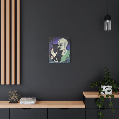 Trickster and Sorceress Share a Tender Moment Matte Canvas, Stretched, 1.25"