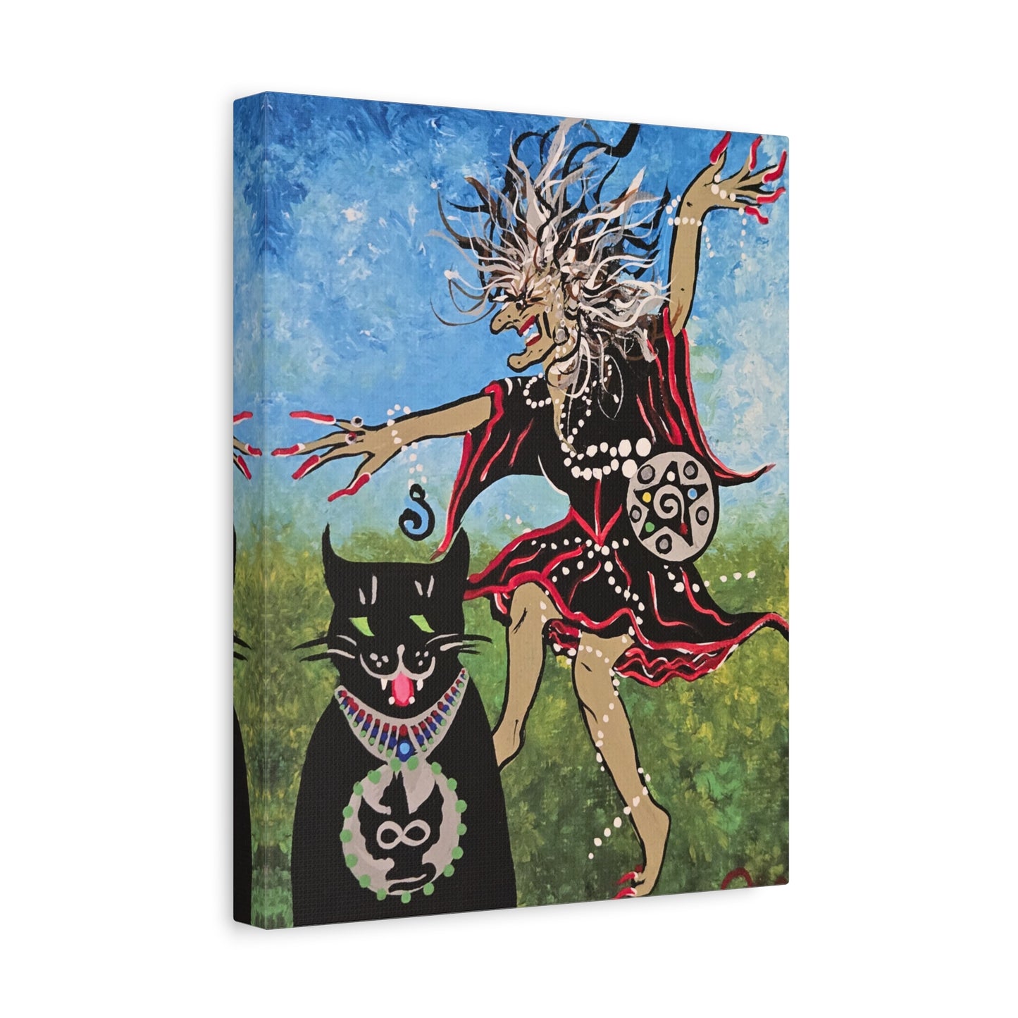 Beauty and the Beast takes a Midnight Ride Matte Canvas