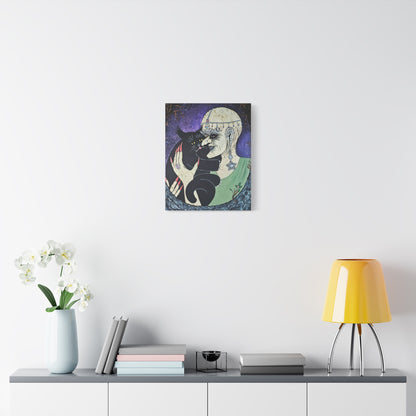 Trickster and Sorceress Share a Tender Moment Matte Canvas, Stretched, 1.25"