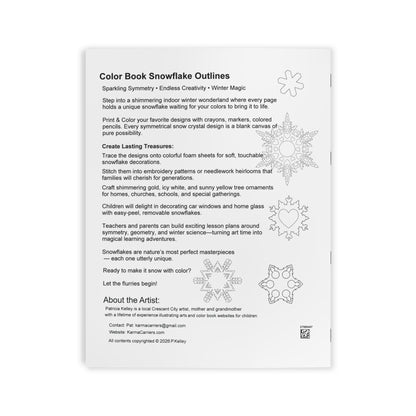 Snow Crystal Coloring Book