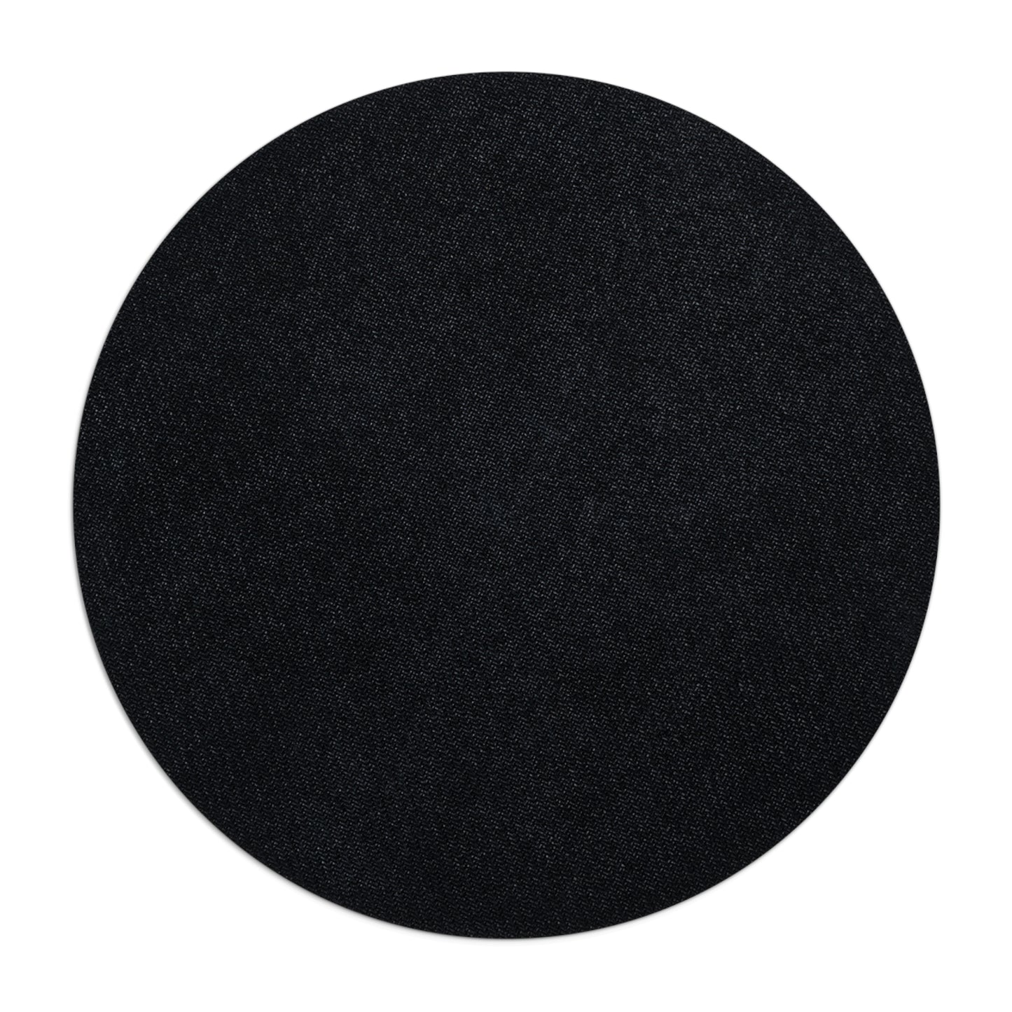 Round Blue Snowflake Mouse Pad — Winter Holiday Desk Mat