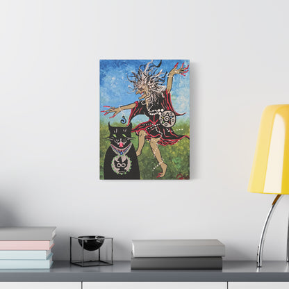 Beauty and the Beast takes a Midnight Ride Matte Canvas