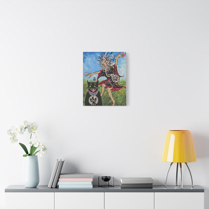 Beauty and the Beast takes a Midnight Ride Matte Canvas