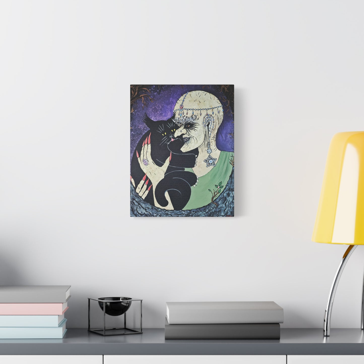 Trickster and Sorceress Share a Tender Moment Matte Canvas, Stretched, 1.25"