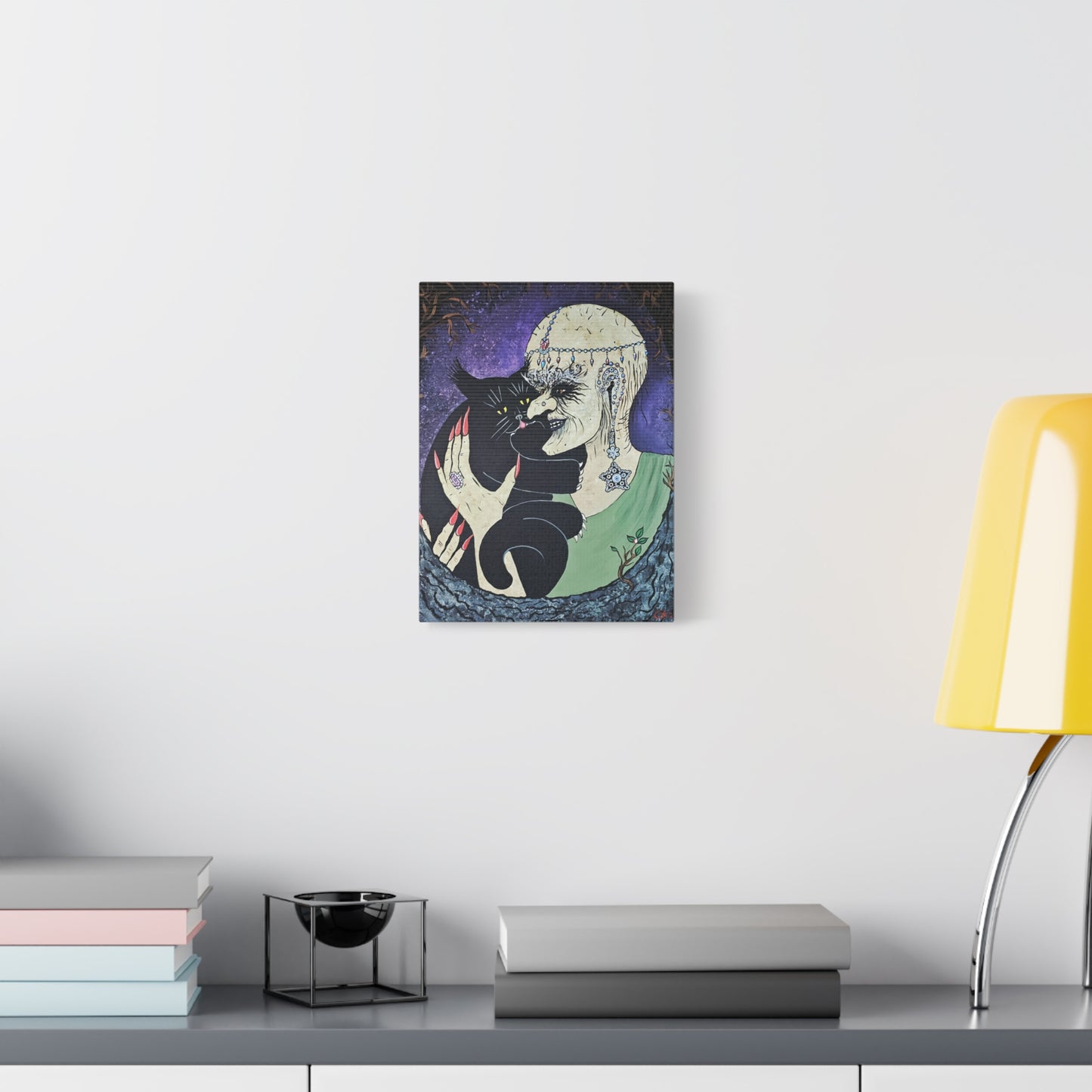 Trickster and Sorceress Share a Tender Moment Matte Canvas, Stretched, 1.25"