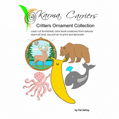 Critters Colorbook Ornaments