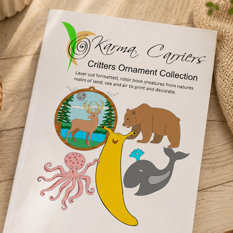 Critters Colorbook Ornaments